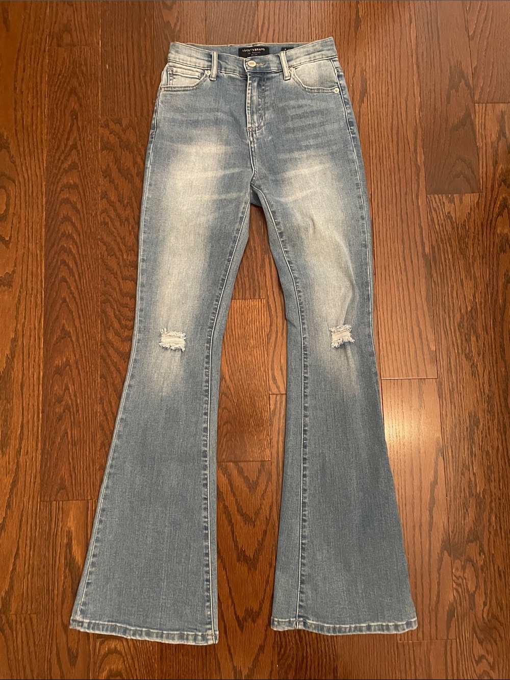 Lucky Brand Light Blue Farrah Flare Jeans